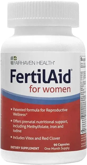 FAIRHAVEN HEALTH - Fairhaven Health FertilAid for Women 90 Capsulas - The Red Vitamin MX - Suplementos Alimenticios - {{ shop.shopifyCountryName }}