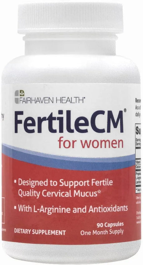 FAIRHAVEN HEALTH - Fairhaven Health FertileCM Fertility Supplement For Women 90 Capsulas - The Red Vitamin MX - Suplementos Alimenticios - {{ shop.shopifyCountryName }}