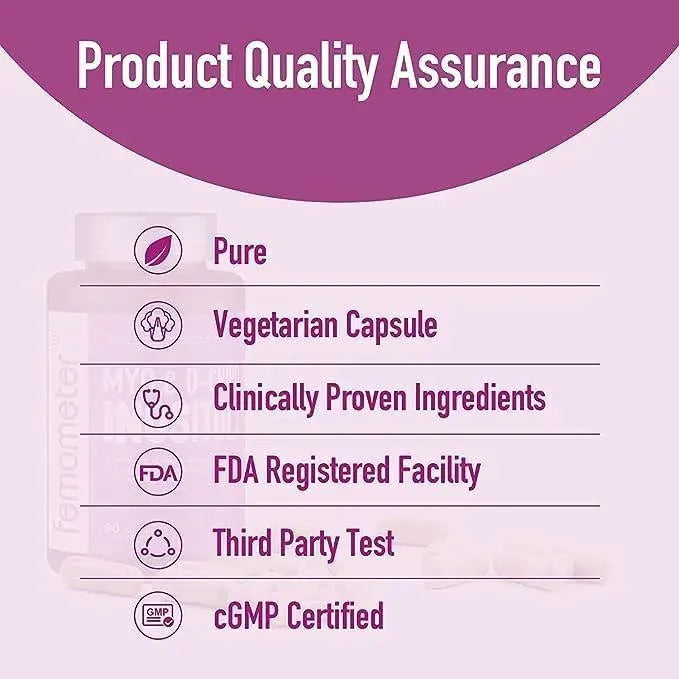 FEMOMETER - femometer Myo Inositol & D-Chiro Inositol 90 Capsulas - The Red Vitamin MX - Suplementos Alimenticios - {{ shop.shopifyCountryName }}