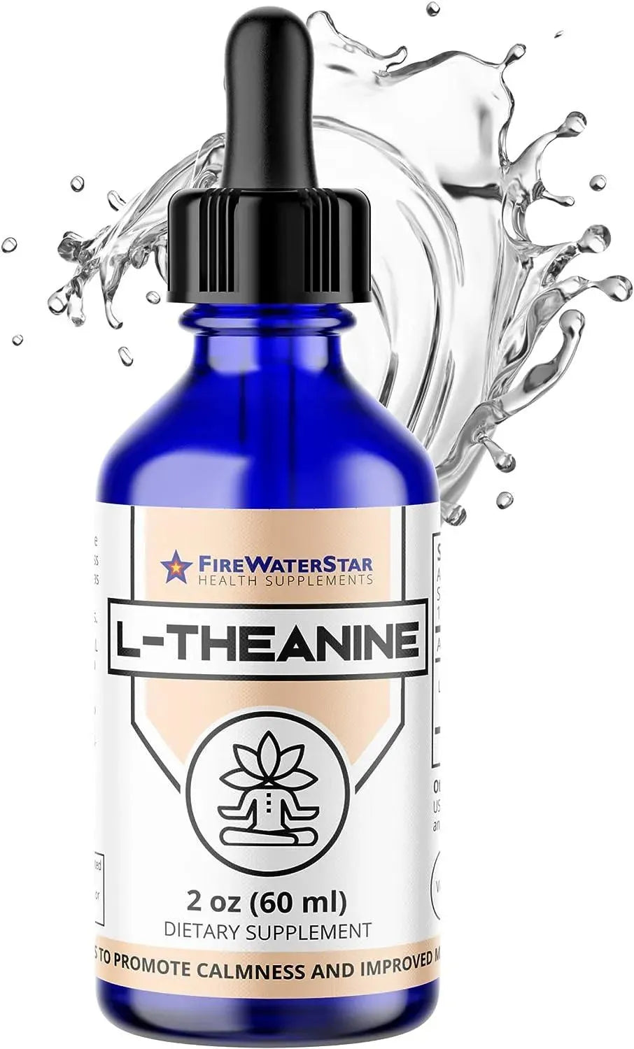 FIREWATERSTAR HEALTH SUPPLEMENTS - FireWaterStar L-Theanine Liquid Drops 200Mg. 60Ml. - The Red Vitamin MX - Suplementos Alimenticios - {{ shop.shopifyCountryName }}