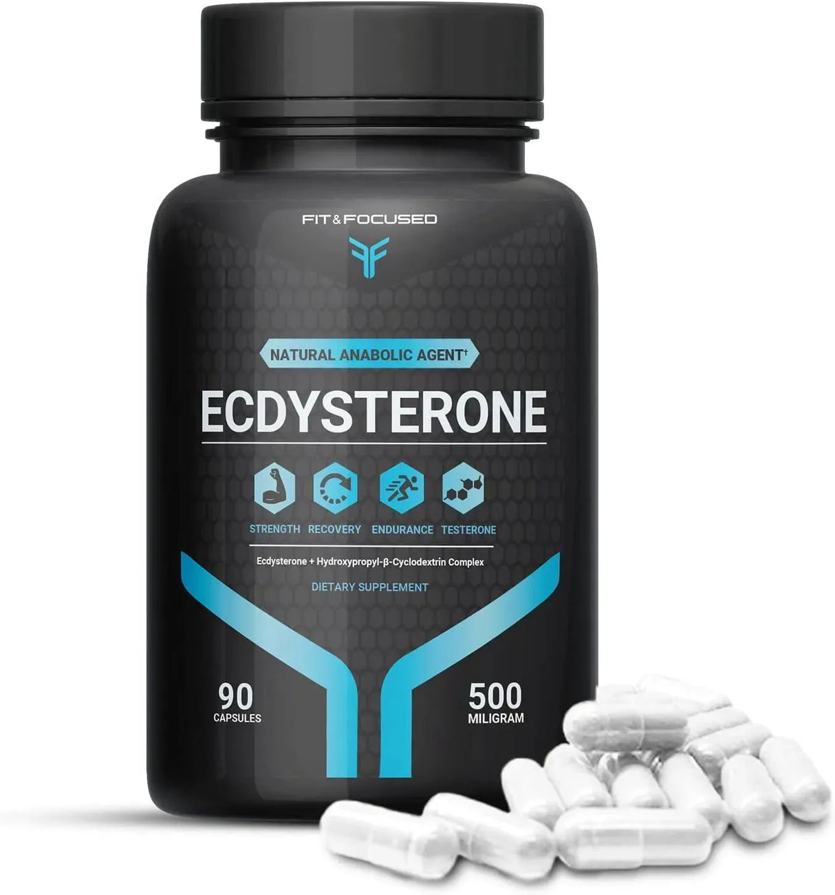 FIT AND FOCUSED - Fit and Focused Ecdysterone 500Mg. 90 Capsulas - The Red Vitamin MX - Suplementos Alimenticios - {{ shop.shopifyCountryName }}