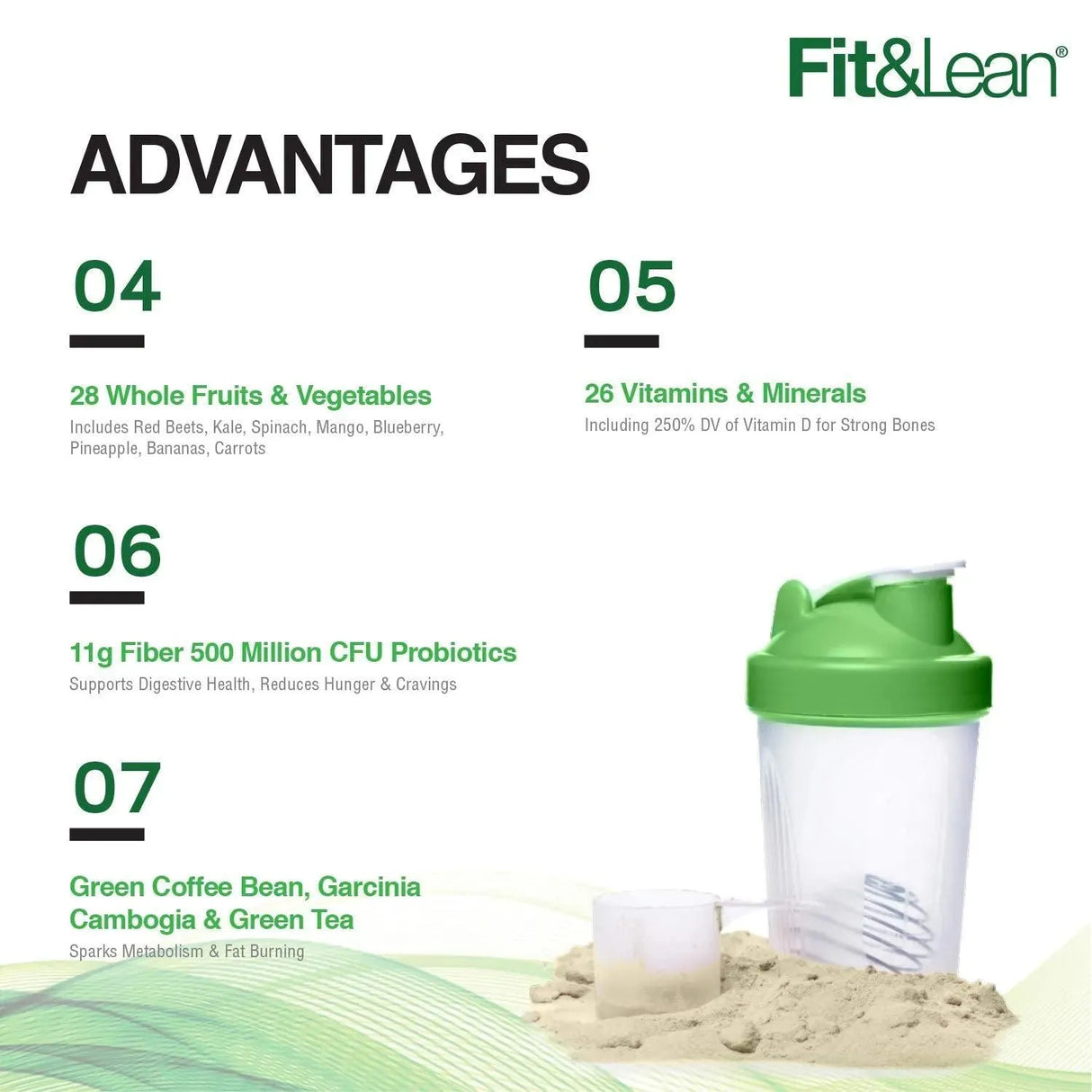 FIT & LEAN - Fit & Lean Meal Shake Fat Burning 10 Servicios 440Gr. Vanilla - The Red Vitamin MX - Suplementos Alimenticios - {{ shop.shopifyCountryName }}