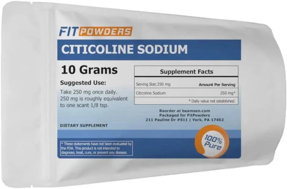 FIT POWDERS - FitPowders Citicoline Powder 10Gr. - The Red Vitamin MX - Suplementos Alimenticios - {{ shop.shopifyCountryName }}