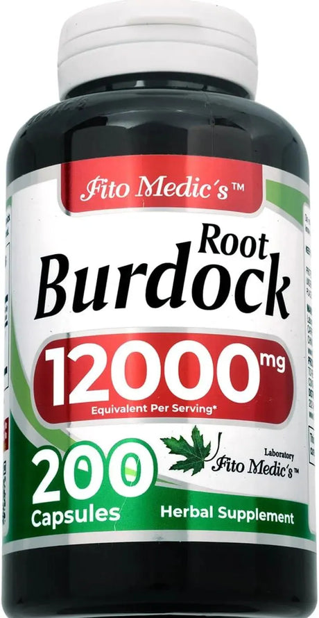 FITO MEDIC´S - FITO MEDIC'S Burdock Root 12,000Mg. 120 Capsulas - The Red Vitamin MX - Suplementos Alimenticios - {{ shop.shopifyCountryName }}
