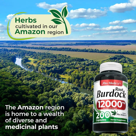 FITO MEDIC´S - FITO MEDIC'S Burdock Root 12,000Mg. 120 Capsulas - The Red Vitamin MX - Suplementos Alimenticios - {{ shop.shopifyCountryName }}