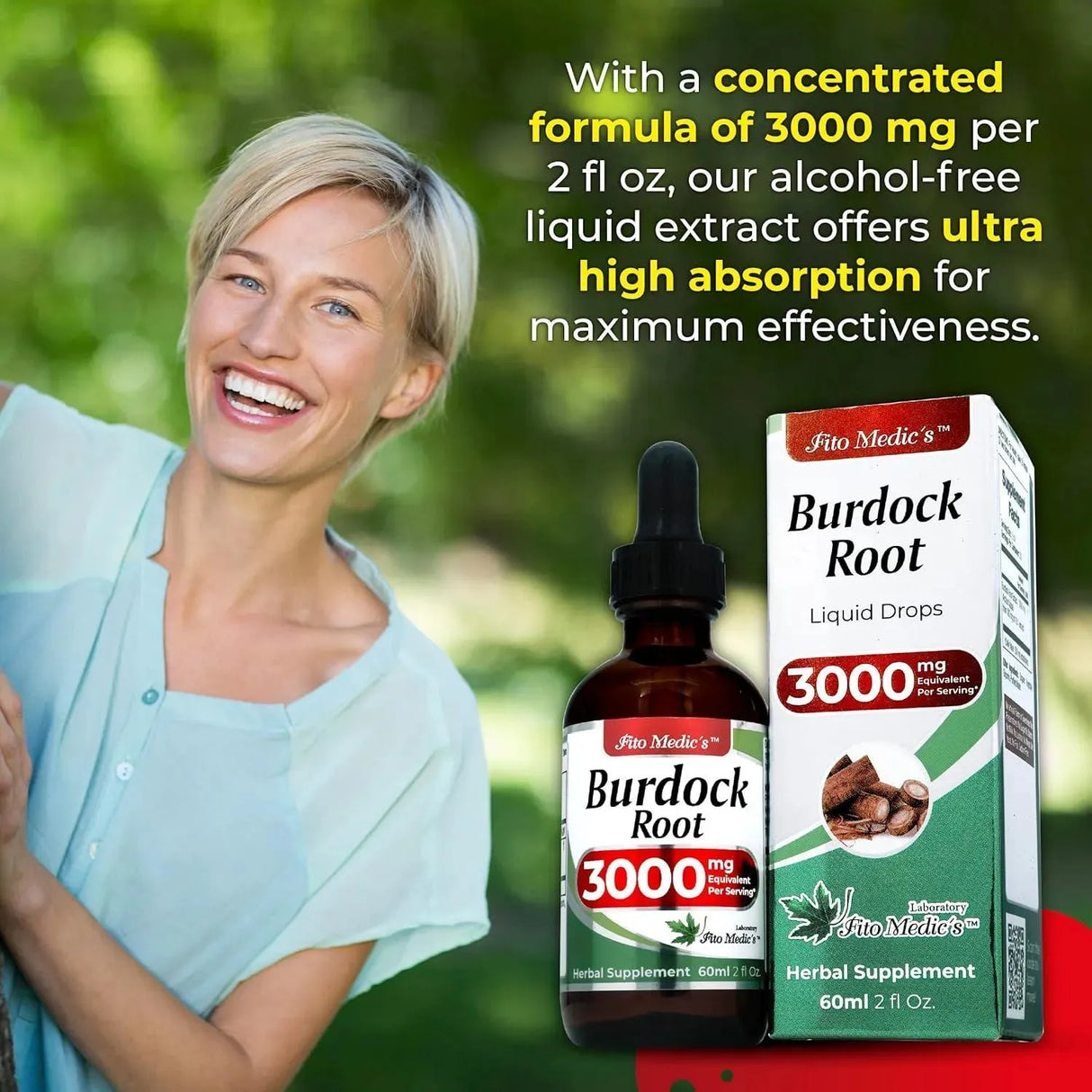 FITO MEDIC´S - FITO MEDIC'S Burdock Root 3,000Mg. 2 Fl.Oz. - The Red Vitamin MX - Suplementos Alimenticios - {{ shop.shopifyCountryName }}