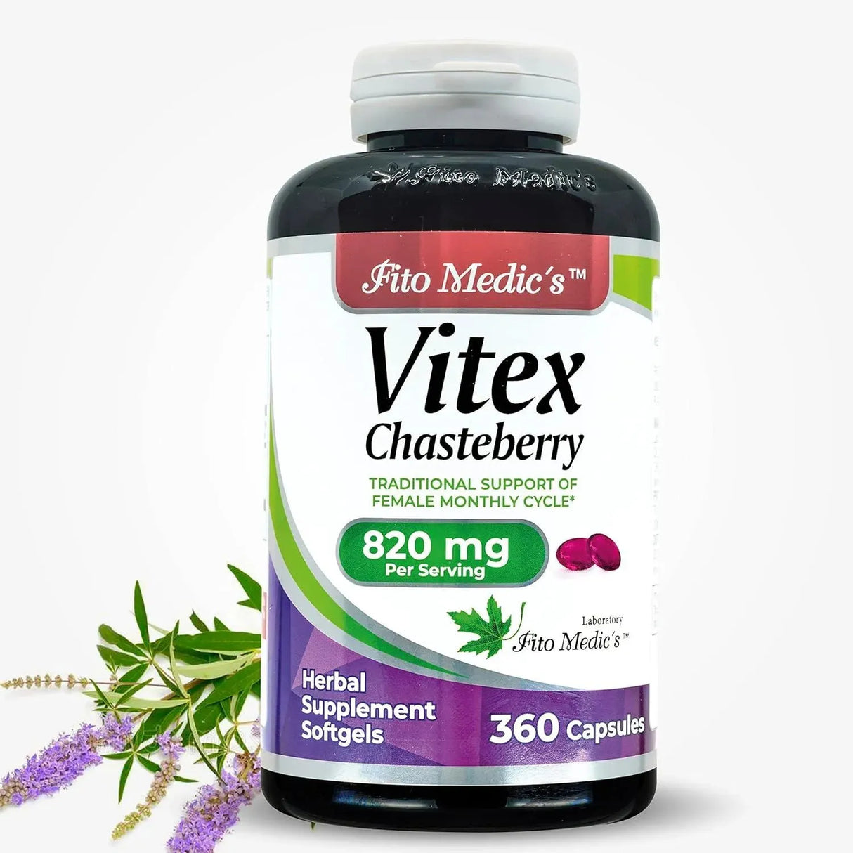 FITO MEDIC´S - FITO MEDIC'S Lab Baya Casto 820Mg. 360 Capsulas - The Red Vitamin MX - Suplementos Alimenticios - {{ shop.shopifyCountryName }}