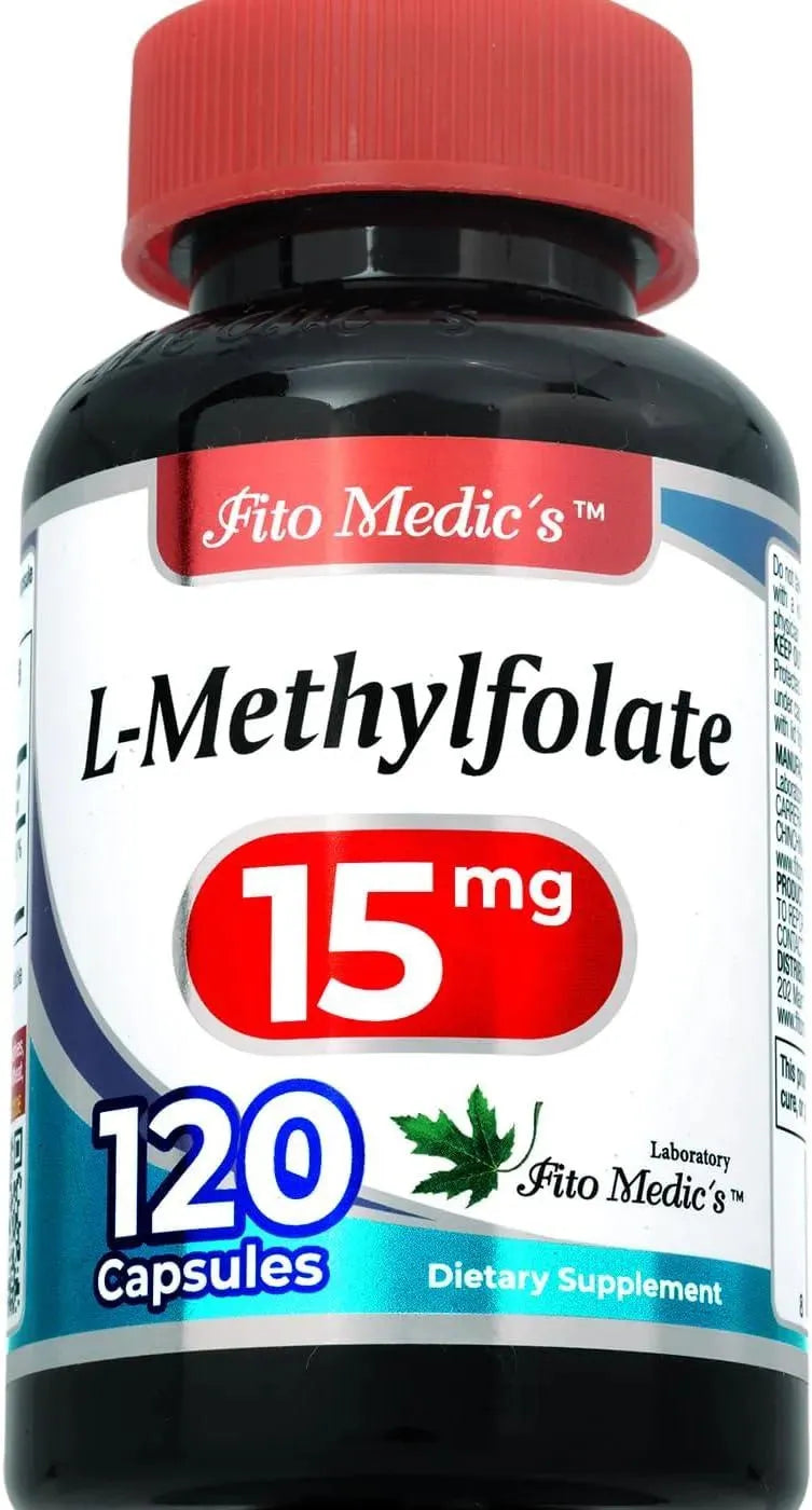 FITO MEDIC´S - FITO MEDIC'S Lab Methylfolate 15Mg. 120 Capsulas - The Red Vitamin MX - Suplementos Alimenticios - {{ shop.shopifyCountryName }}
