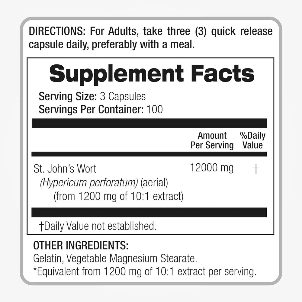 FITO MEDIC´S - FITO MEDIC'S st Johns Wort 12,000Mg. 300 Capsulas - The Red Vitamin MX - Suplementos Alimenticios - {{ shop.shopifyCountryName }}