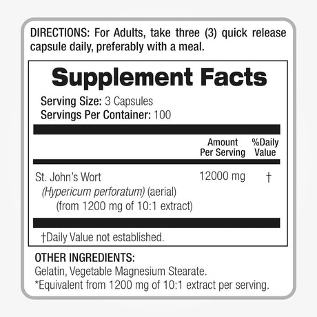 FITO MEDIC´S - FITO MEDIC'S st Johns Wort 12,000Mg. 300 Capsulas - The Red Vitamin MX - Suplementos Alimenticios - {{ shop.shopifyCountryName }}