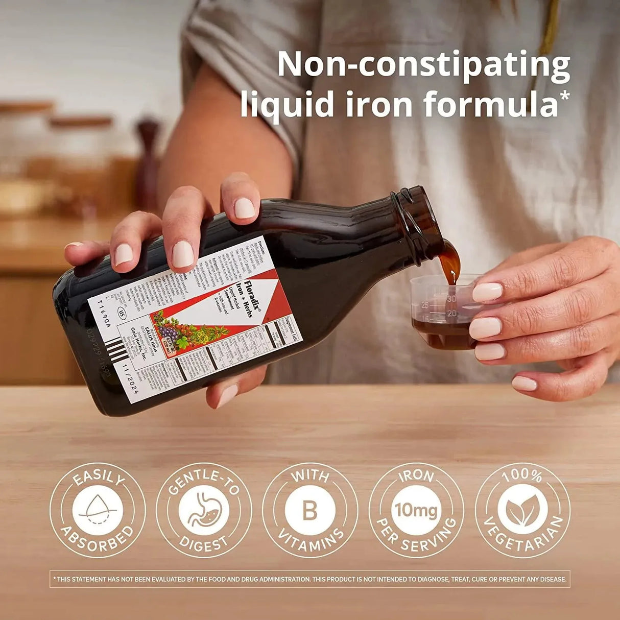 FLORADIX - Floradix Iron & Herbs Vegetarian Liquid Supplement 250Ml. - The Red Vitamin MX - Suplementos Alimenticios - {{ shop.shopifyCountryName }}