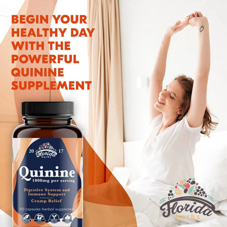 FLORIDA HERBS - Florida Herbs Quinine 1000Mg. 100 Capsulas - The Red Vitamin MX - Suplementos Alimenticios - {{ shop.shopifyCountryName }}