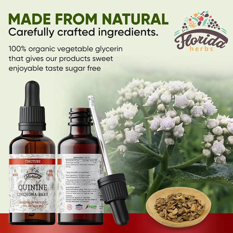 FLORIDA HERBS - Florida Herbs Quinine Tincture Extract 120Ml. - The Red Vitamin MX - Suplementos Alimenticios - {{ shop.shopifyCountryName }}
