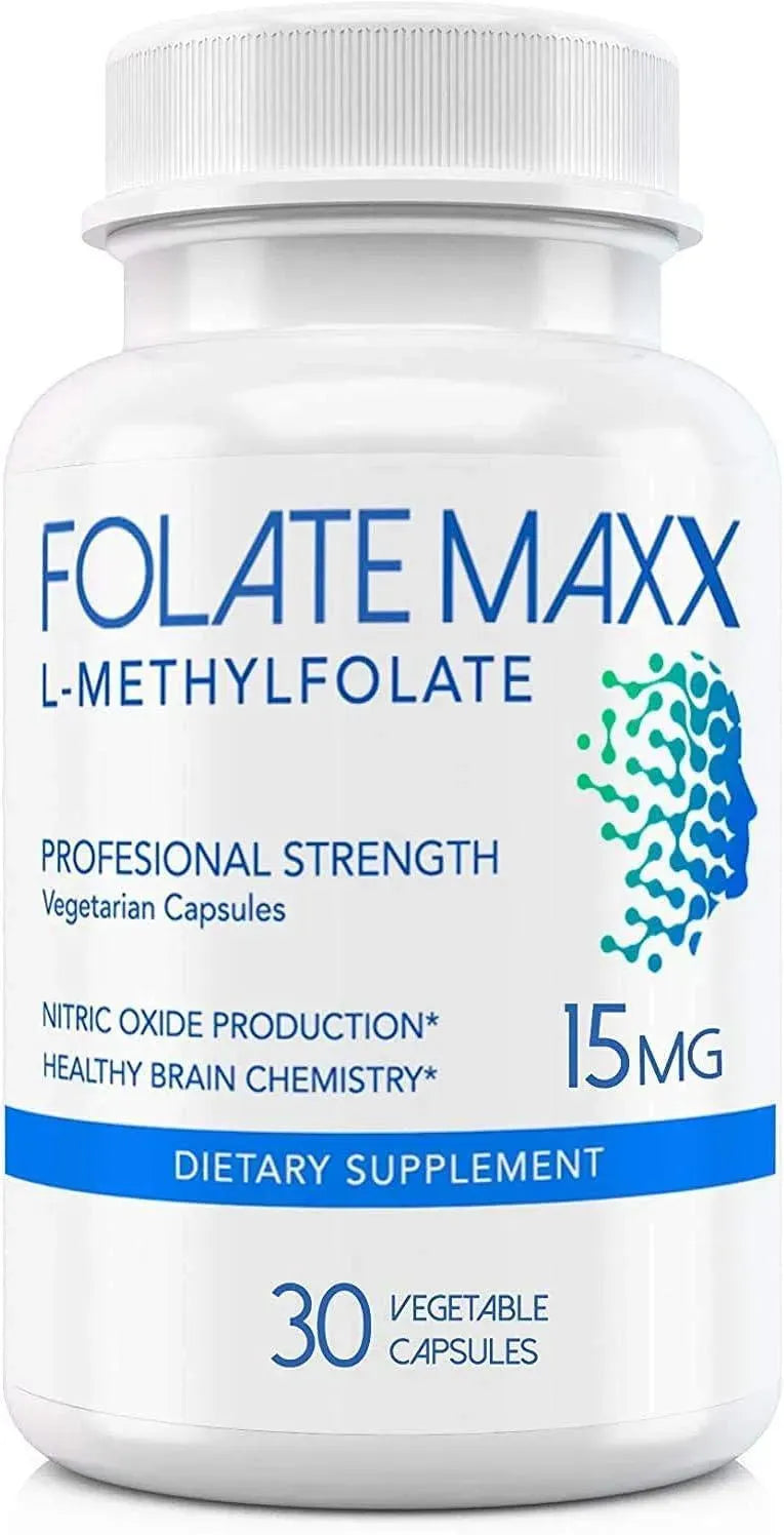 FOLATEMAXX - FolateMaxx L-Methylfolate 15Mg. 30 Capsulas - The Red Vitamin MX - Suplementos Alimenticios - {{ shop.shopifyCountryName }}