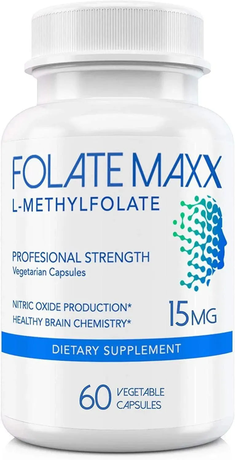 FOLATEMAXX - FolateMaxx L-Methylfolate 15Mg. 60 Capsulas - The Red Vitamin MX - Suplementos Alimenticios - {{ shop.shopifyCountryName }}