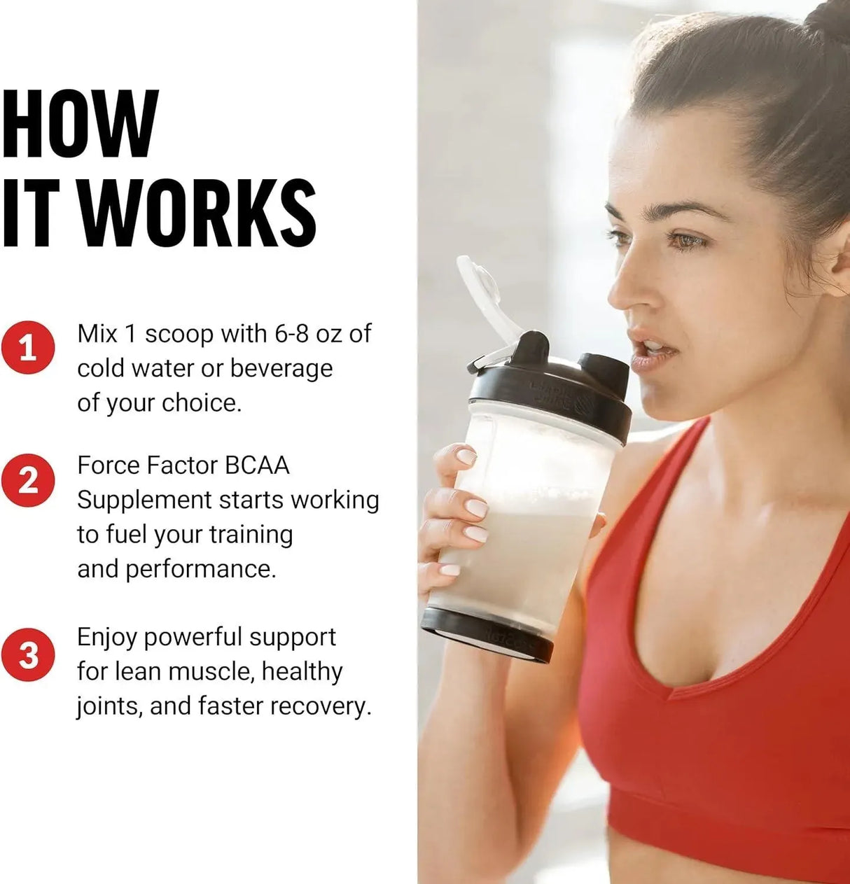 FORCE FACTOR - Force Factor BCAA Amino Acids Supplement 2:1:1 30 Servicios Cherry Limeade 201Gr. - The Red Vitamin MX - Suplementos Alimenticios - {{ shop.shopifyCountryName }}