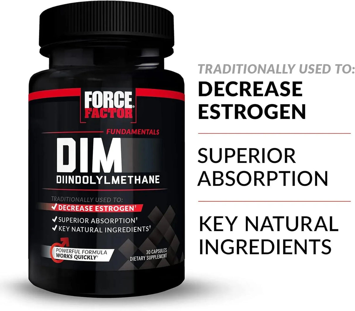 FORCE FACTOR - Force Factor DIM 30 Capsulas - The Red Vitamin MX - Suplementos Alimenticios - {{ shop.shopifyCountryName }}