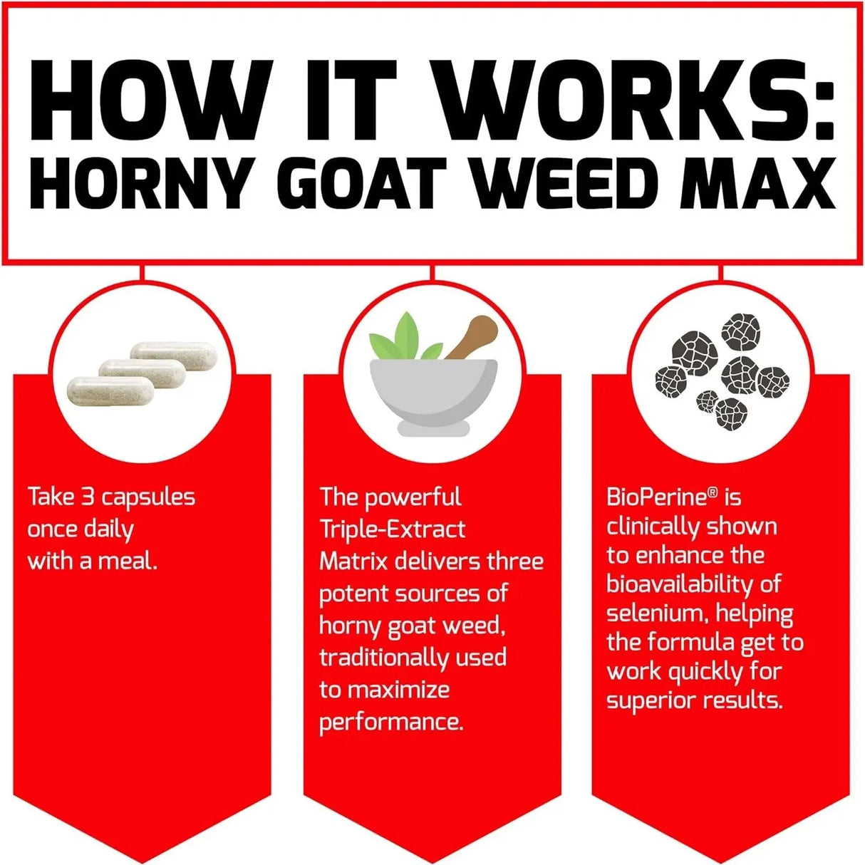 FORCE FACTOR - Force Factor Horny Goat Weed Max 1500Mg. 90 Capsulas - The Red Vitamin MX - Suplementos Alimenticios - {{ shop.shopifyCountryName }}