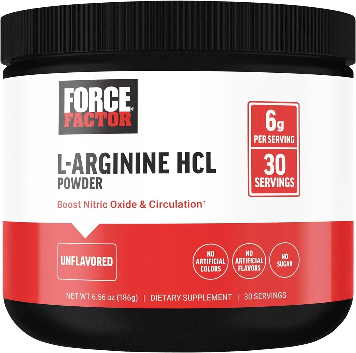 FORCE FACTOR - FORCE FACTOR L Arginine HCL 186Gr. - The Red Vitamin MX - Suplementos Alimenticios - {{ shop.shopifyCountryName }}