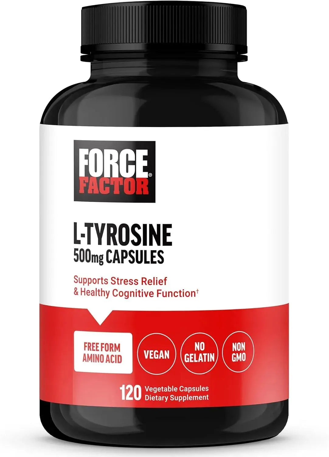 FORCE FACTOR - FORCE FACTOR L Tyrosine 500Mg. 120 Capsulas - The Red Vitamin MX - Suplementos Alimenticios - {{ shop.shopifyCountryName }}