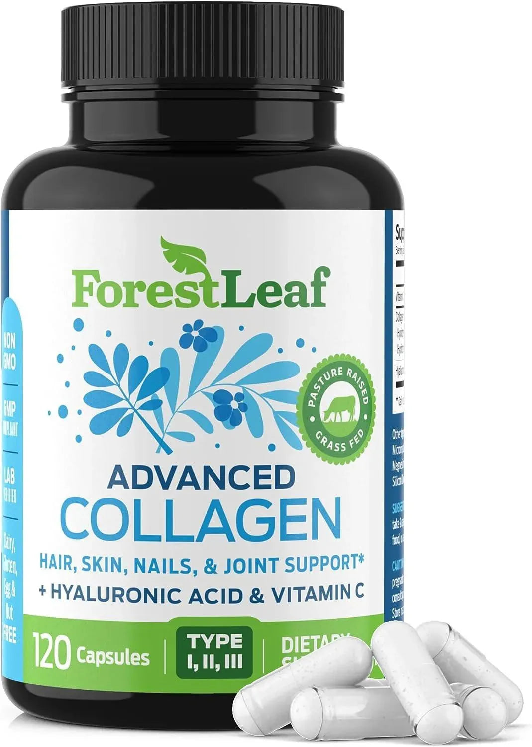 FOREST LEAF - ForestLeaf Multi Collagen Pills with Hyaluronic Acid + Vitamin C 120 Capsulas - The Red Vitamin MX - Suplementos Alimenticios - {{ shop.shopifyCountryName }}