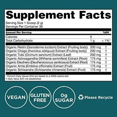 FOUR SIGMATIC - Four Sigmatic Adaptogen and Mushroom Blend Balance 60Gr. - The Red Vitamin MX - Suplementos Alimenticios - {{ shop.shopifyCountryName }}