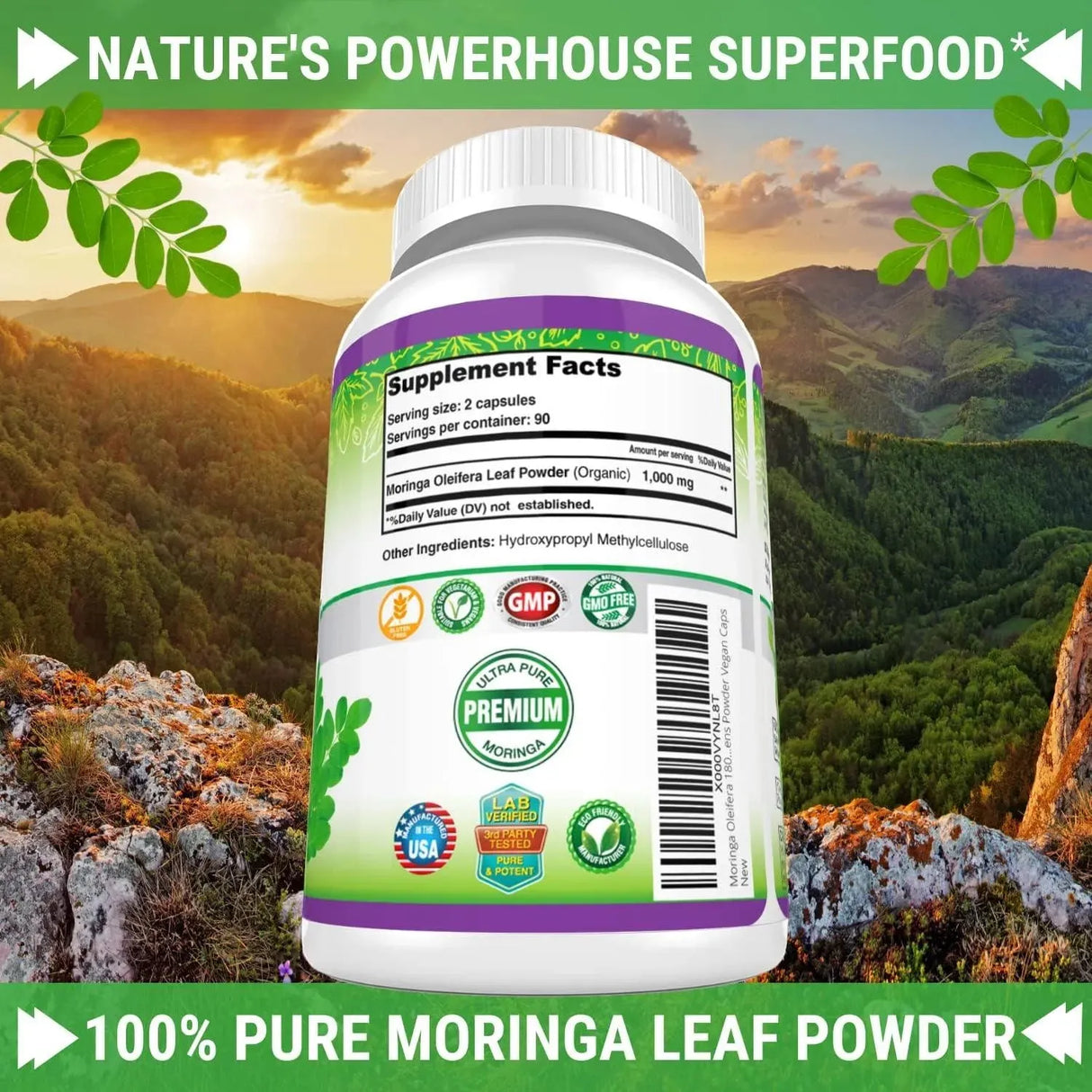FRESH HEALTHCARE - FRESH HEALTHCARE Moringa Oleifera 180 Capsulas - The Red Vitamin MX - Suplementos Alimenticios - {{ shop.shopifyCountryName }}