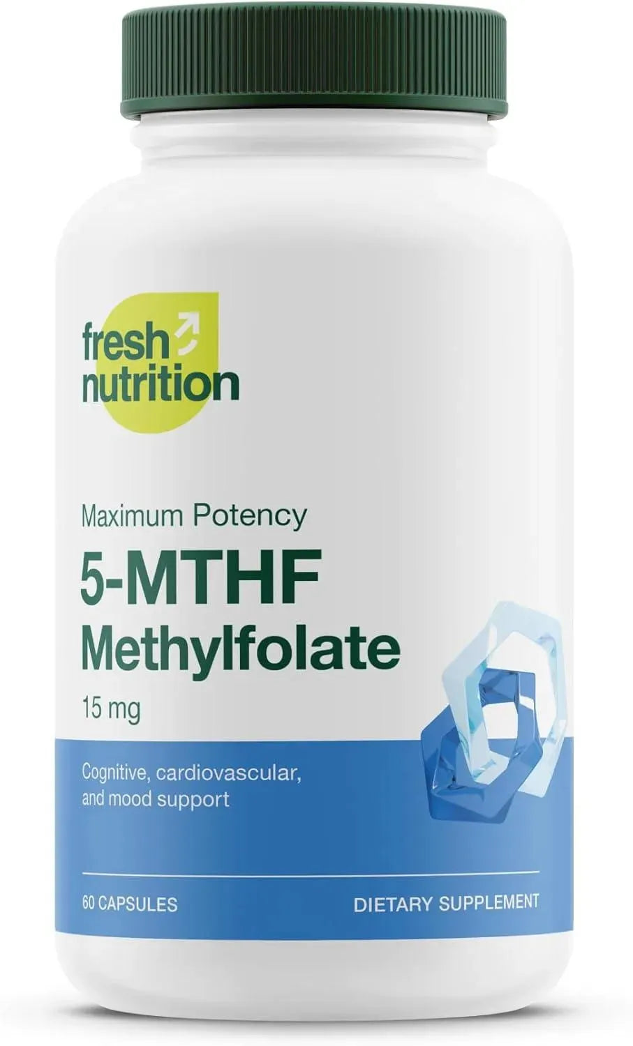FRESH NUTRITION - Fresh Nutrition L Methylfolate 15Mg. 60 Capsulas - The Red Vitamin MX - Suplementos Alimenticios - {{ shop.shopifyCountryName }}
