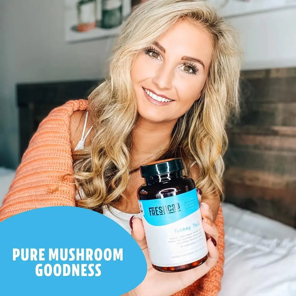 FRESHCAP - FreshCap Turkey Tail Mushroom 120 Capsulas - The Red Vitamin MX - Suplementos Alimenticios - {{ shop.shopifyCountryName }}