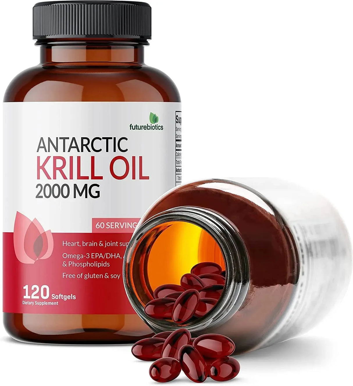 FUTUREBIOTICS - Futurebiotics Antarctic Krill Oil 2000Mg. 120 Capsulas Blandas - The Red Vitamin MX - Suplementos Alimenticios - {{ shop.shopifyCountryName }}