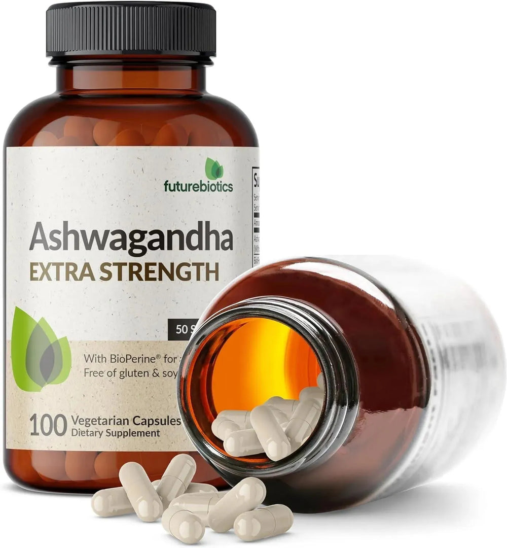 FUTUREBIOTICS - Futurebiotics Ashwagandha Extra Strength 3000Mg. - The Red Vitamin MX - Suplementos Alimenticios - {{ shop.shopifyCountryName }}