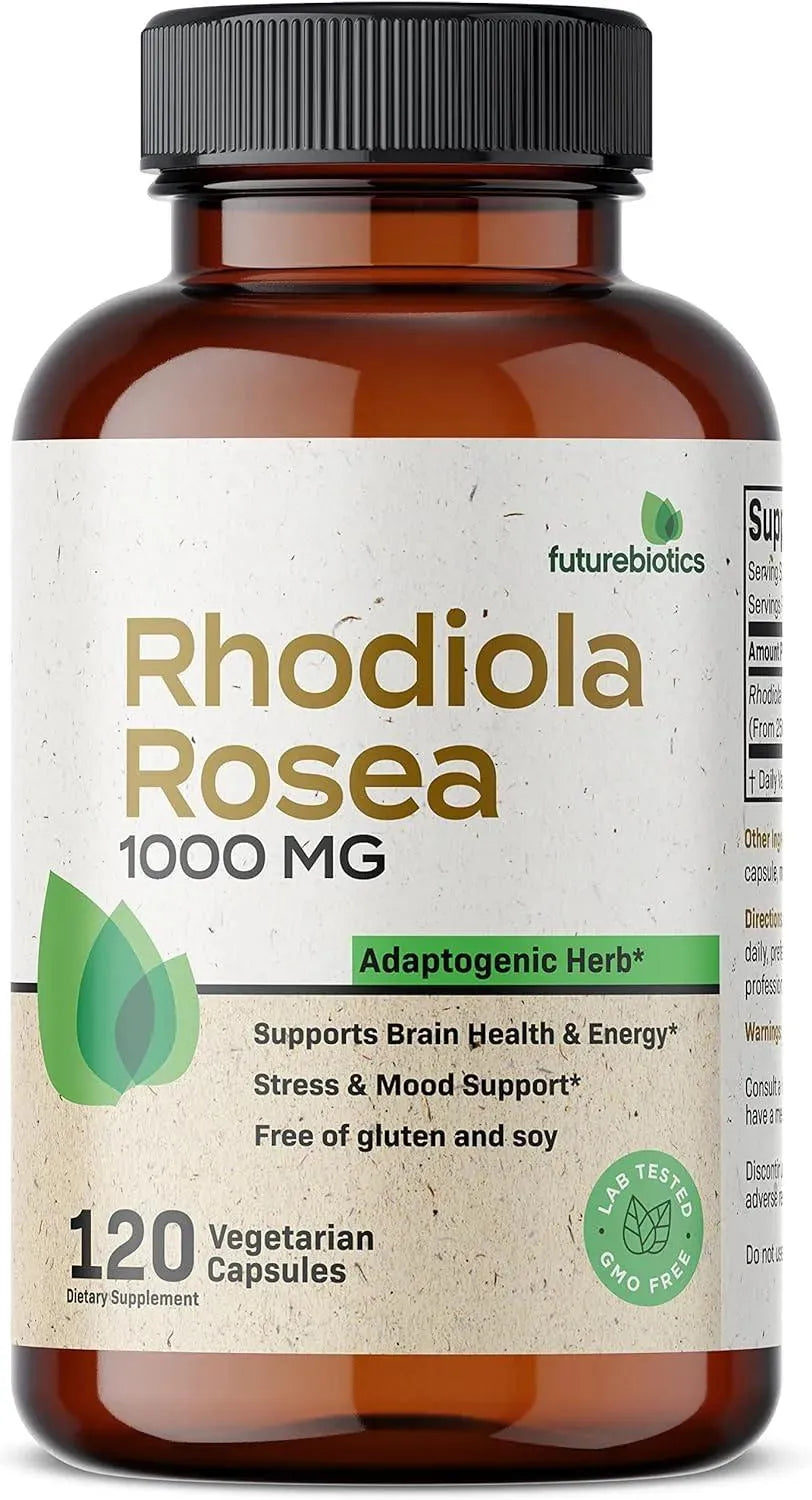 FUTUREBIOTICS - Futurebiotics Rhodiola Rosea 1000Mg. 120 Capsulas - The Red Vitamin MX - Suplementos Alimenticios - {{ shop.shopifyCountryName }}