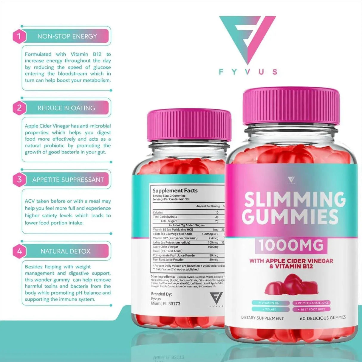 FYVUS - Fyvus Slimming Gummies 120 Gomitas - The Red Vitamin MX - Suplementos Alimenticios - {{ shop.shopifyCountryName }}
