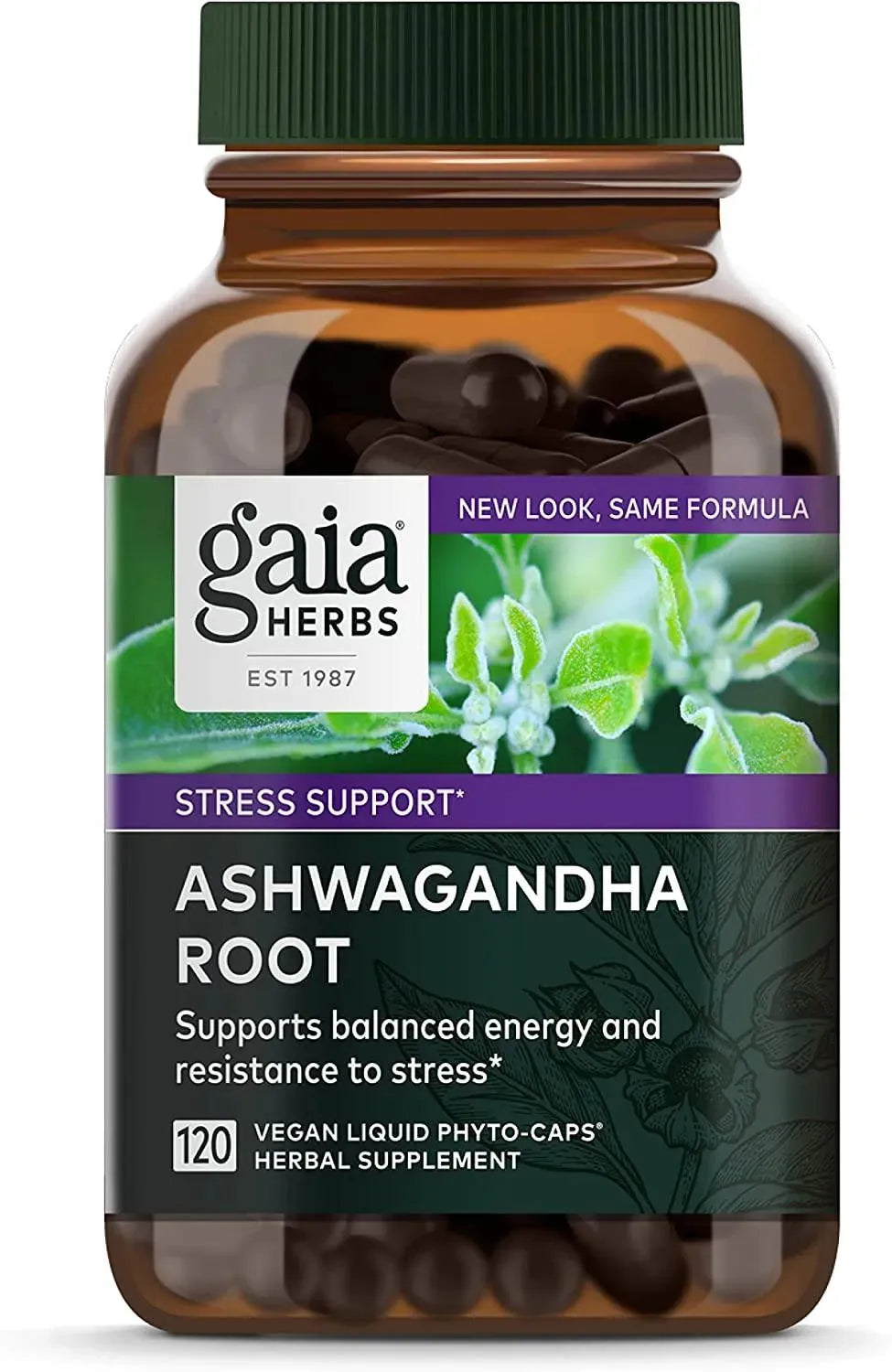 GAIA HERBS - Gaia Herbs Ashwagandha Root 120 Capsulas - The Red Vitamin MX - Suplementos Alimenticios - {{ shop.shopifyCountryName }}