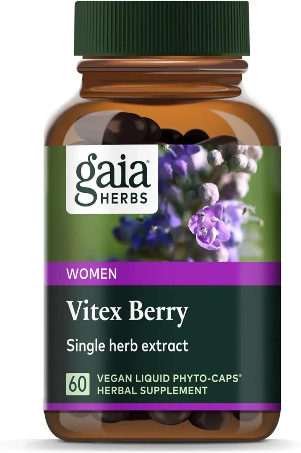 GAIA HERBS - Gaia Herbs Baya Casto Berry 60 Capsulas - The Red Vitamin MX - Suplementos Alimenticios - {{ shop.shopifyCountryName }}