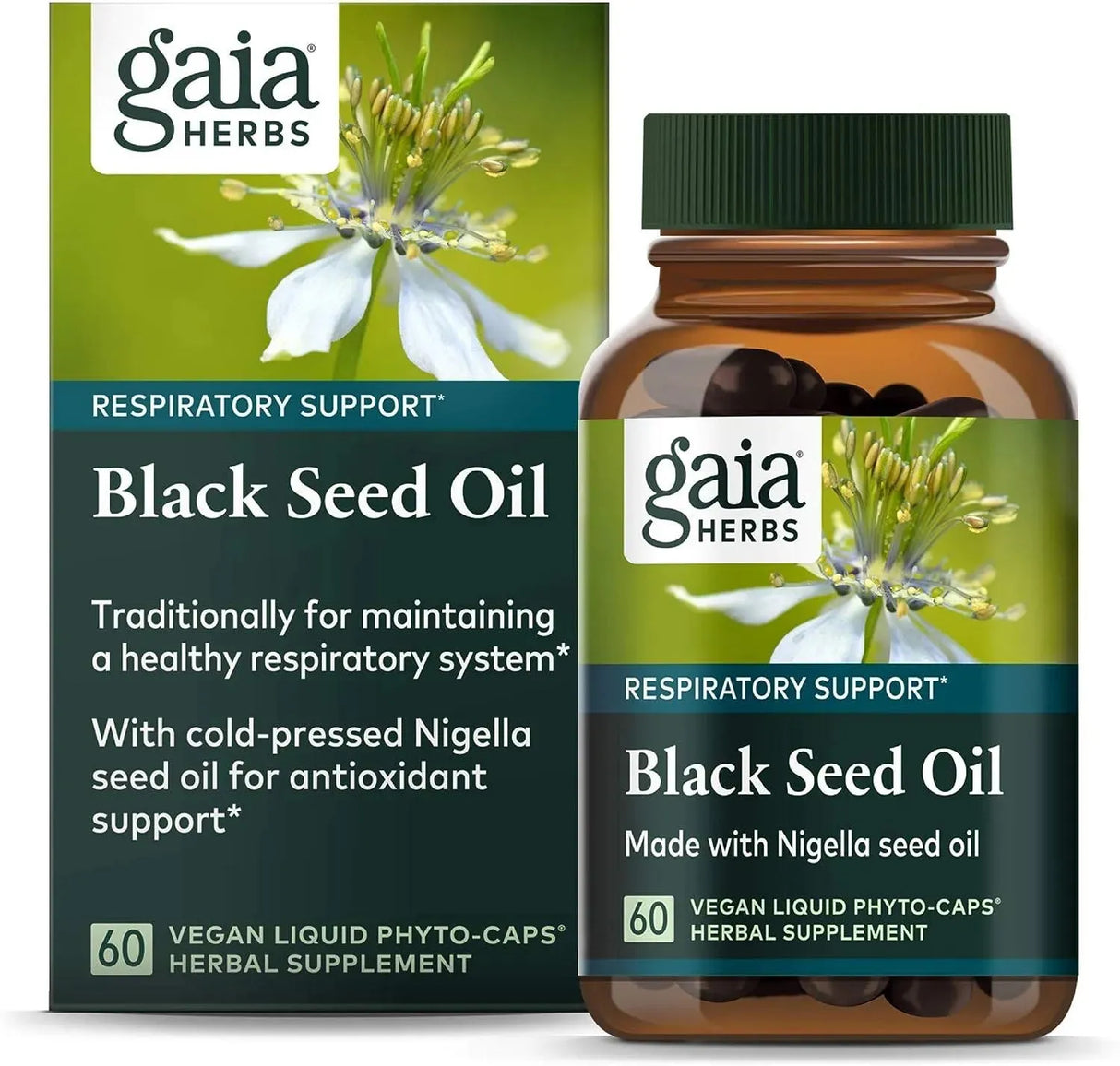 GAIA HERBS - Gaia Herbs Black Seed Oil 60 Capsulas - The Red Vitamin MX - Suplementos Alimenticios - {{ shop.shopifyCountryName }}