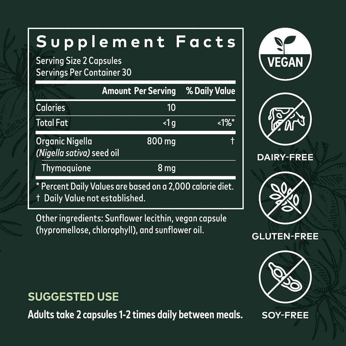 GAIA HERBS - Gaia Herbs Black Seed Oil 60 Capsulas - The Red Vitamin MX - Suplementos Alimenticios - {{ shop.shopifyCountryName }}