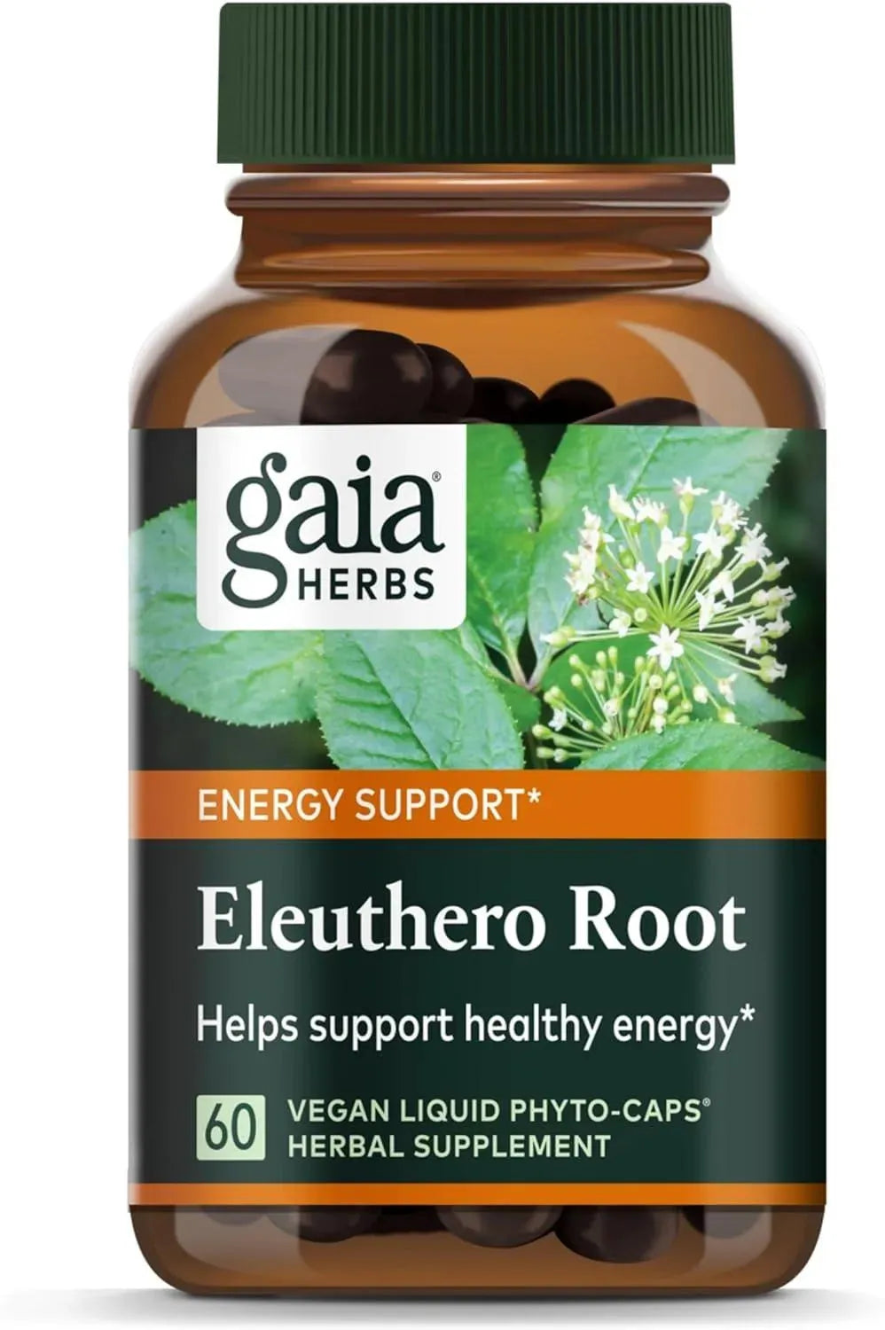 GAIA HERBS - Gaia Herbs Eleuthero Root 60 Capsulas - The Red Vitamin MX - Suplementos Alimenticios - {{ shop.shopifyCountryName }}