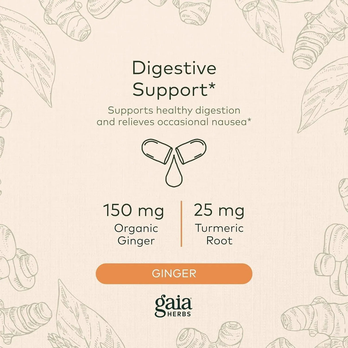 GAIA HERBS - Gaia Herbs Ginger Supreme 60 Capsulas - The Red Vitamin MX - Suplementos Alimenticios - {{ shop.shopifyCountryName }}