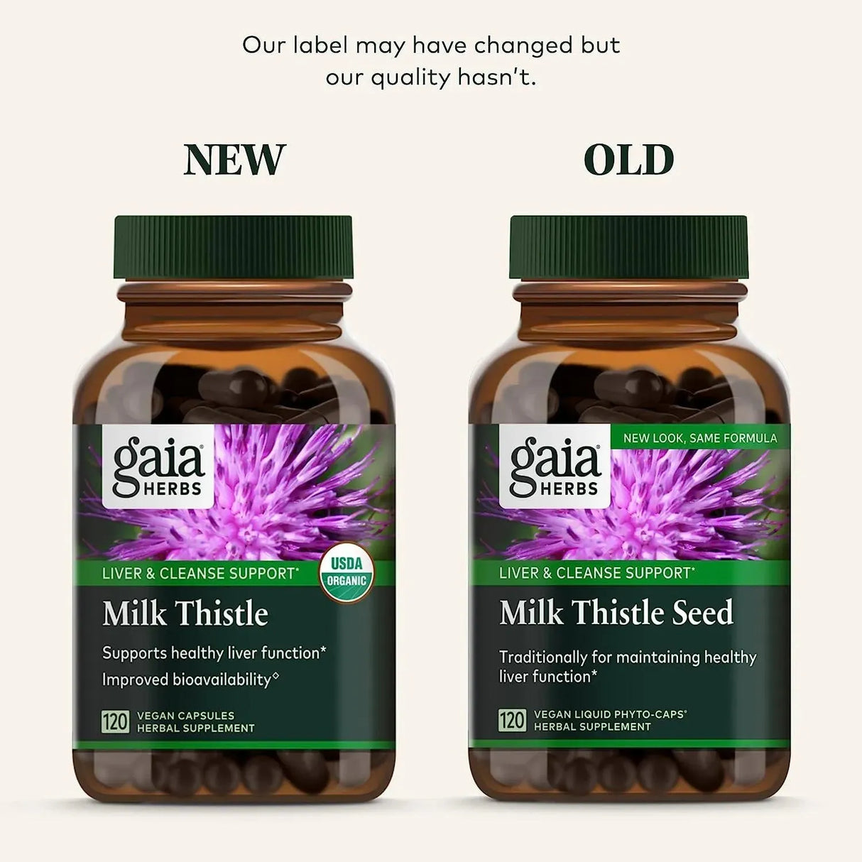 GAIA HERBS - Gaia Herbs Milk Thistle 120 Capsulas - The Red Vitamin MX - Suplementos Alimenticios - {{ shop.shopifyCountryName }}
