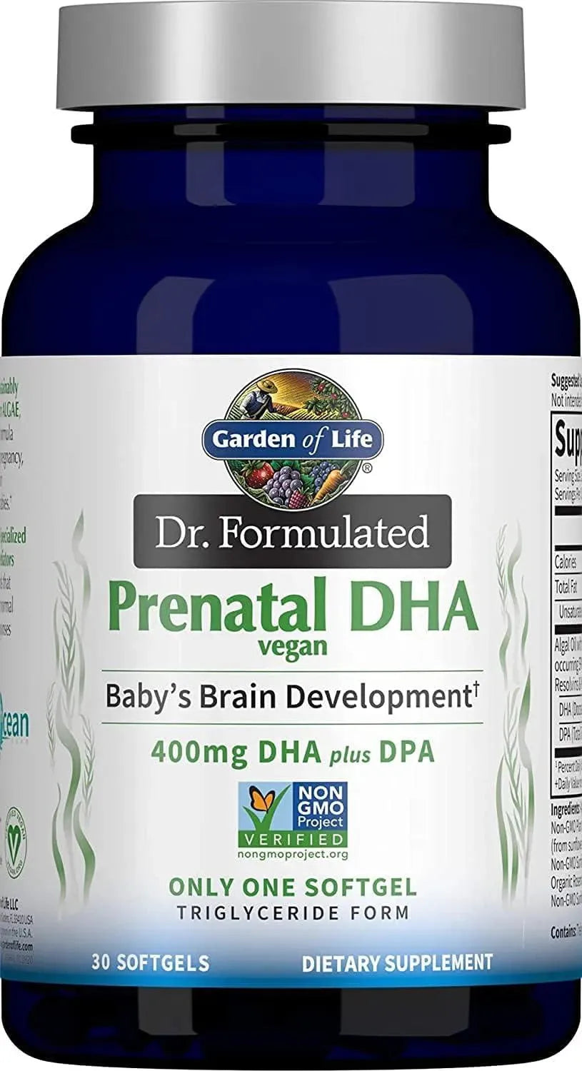 GARDEN OF LIFE - Garden of Life Dr. Formulated Prenatal Vegan DHA 30 Capsulas Blandas - The Red Vitamin MX - Suplementos Alimenticios - {{ shop.shopifyCountryName }}