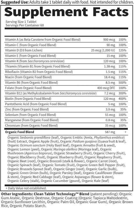 GARDEN OF LIFE - Garden of Life Multivitamin for Men 60 Tabletas - The Red Vitamin MX - Suplementos Alimenticios - {{ shop.shopifyCountryName }}