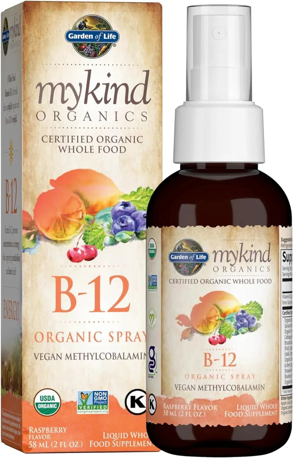 GARDEN OF LIFE - Garden of Life Organics B12 Vitamin 2 Fl.Oz. - The Red Vitamin MX - Suplementos Alimenticios - {{ shop.shopifyCountryName }}