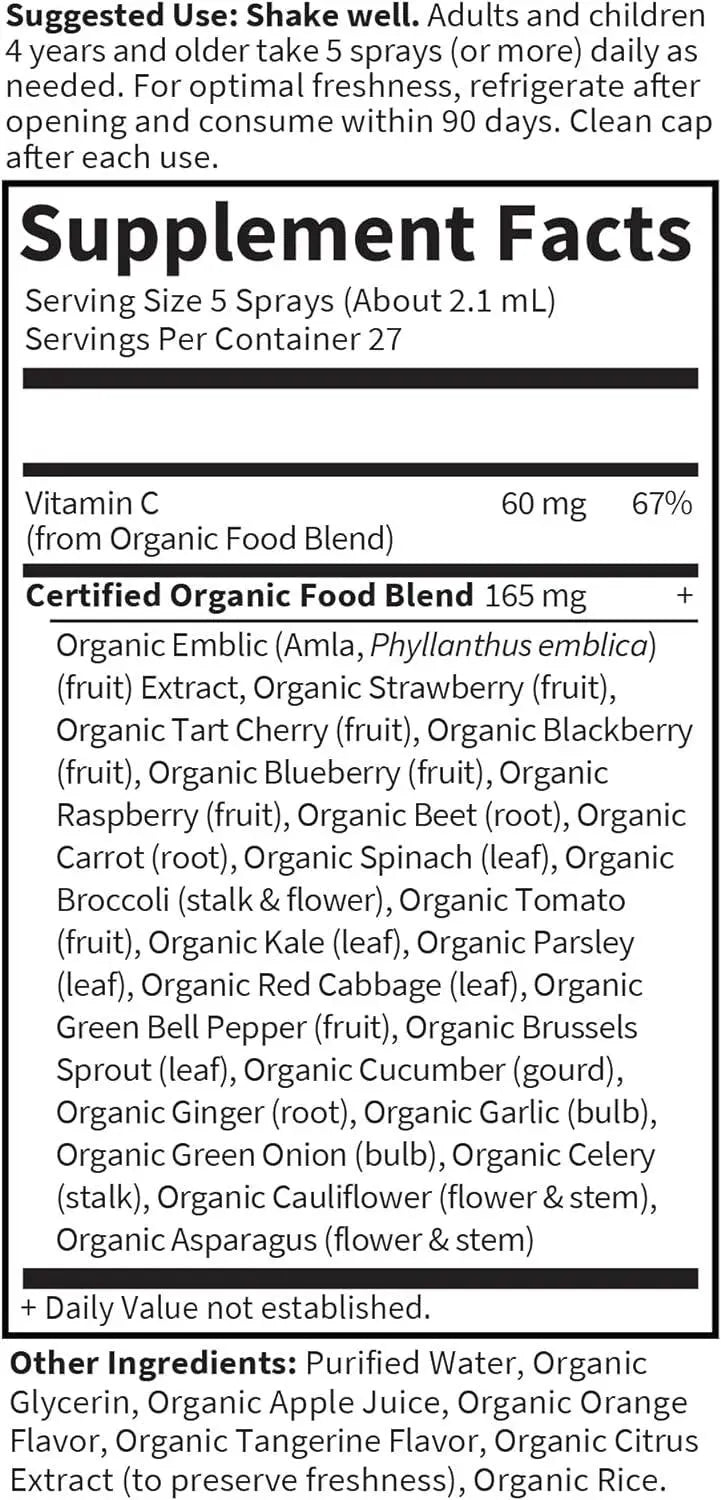 GARDEN OF LIFE - Garden of Life Organics Vitamin C for Kids and Adults 58Ml. - The Red Vitamin MX - Suplementos Alimenticios - {{ shop.shopifyCountryName }}