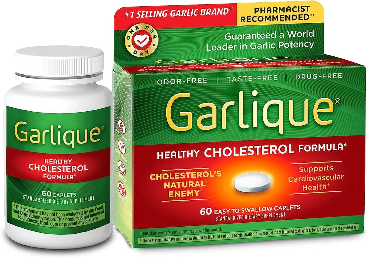 GARLIQUE - Garlique Garlic Extract Healthy Cholesterol Formula 60 Tabletas - The Red Vitamin MX - Suplementos Alimenticios - {{ shop.shopifyCountryName }}