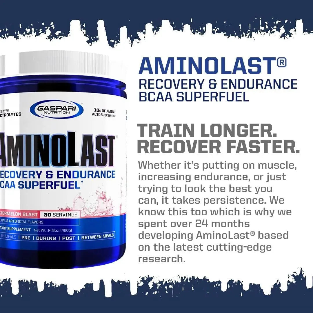 GASPARI NUTRITION - Gaspari Nutrition Aminolast Recovery and Endurance BCAA Superfuel Lemon Ice 420Gr. - The Red Vitamin MX - Suplementos Alimenticios - {{ shop.shopifyCountryName }}