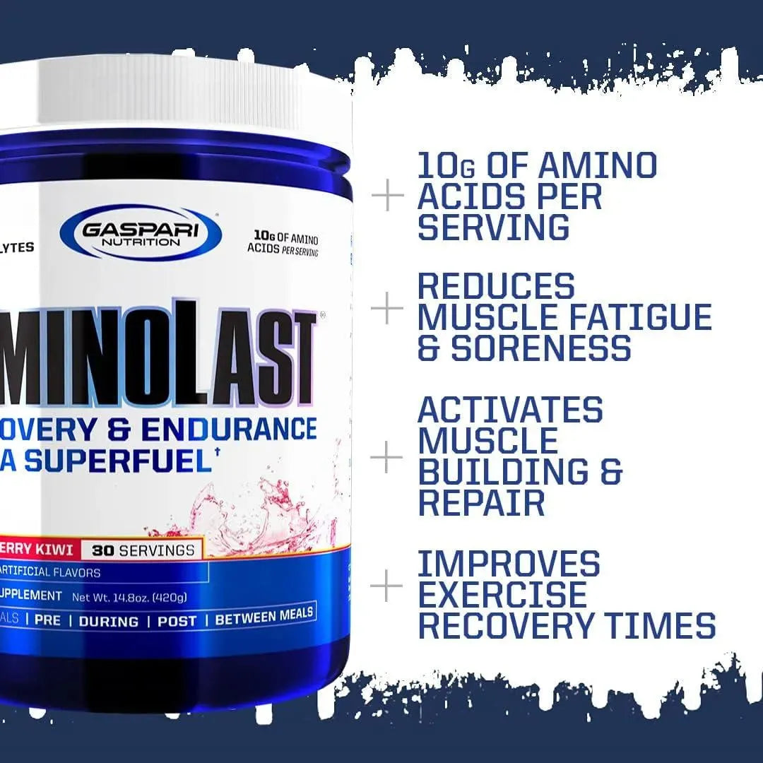 GASPARI NUTRITION - Gaspari Nutrition Aminolast Recovery and Endurance BCAA Superfuel Lemon Ice 420Gr. - The Red Vitamin MX - Suplementos Alimenticios - {{ shop.shopifyCountryName }}