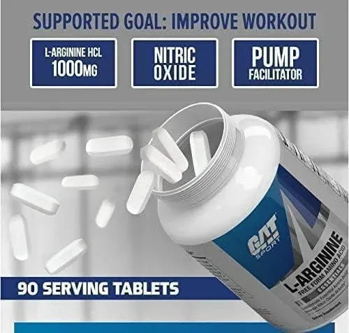GAT SPORT - GAT Sport L-Arginine 180 Tabletas - The Red Vitamin MX - Suplementos Alimenticios - {{ shop.shopifyCountryName }}