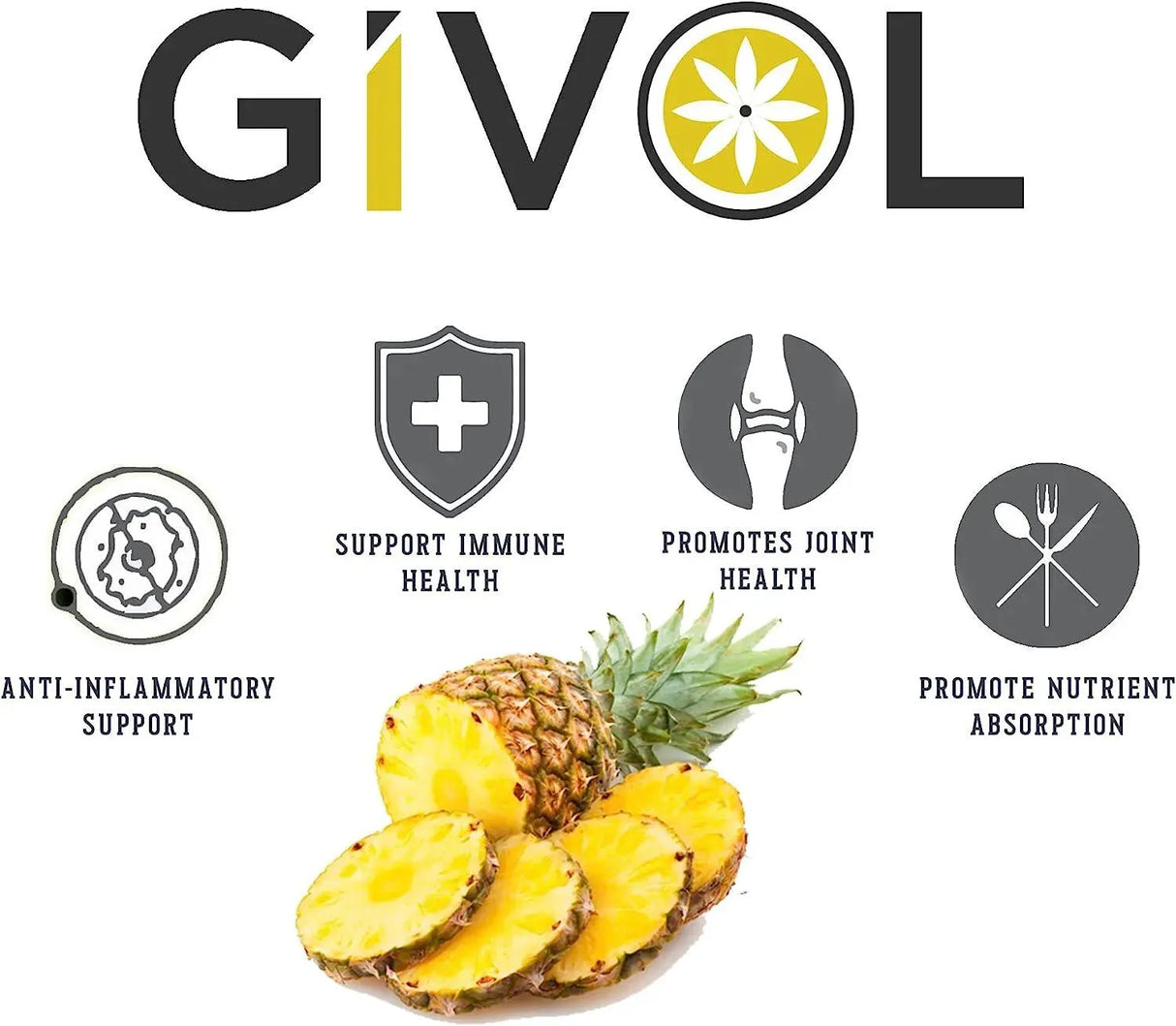 GIVOL - GIVOL Organic Raw Bromelain Mist-Liquid Extract for Kids & Adults 60Ml. - The Red Vitamin MX - Suplementos Alimenticios - {{ shop.shopifyCountryName }}