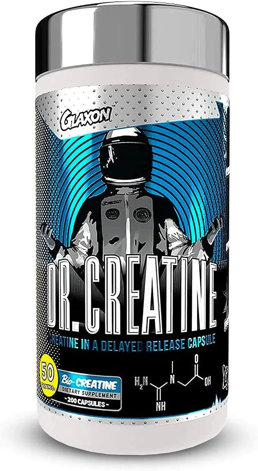 GLAXON - Glaxon Dr. Creatine Creatine Monohydrate 200 Capsulas - The Red Vitamin MX - Suplementos Alimenticios - {{ shop.shopifyCountryName }}